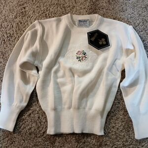 Vintage Meister Youth Wool Blend  Pullover Sweater Size M Girls